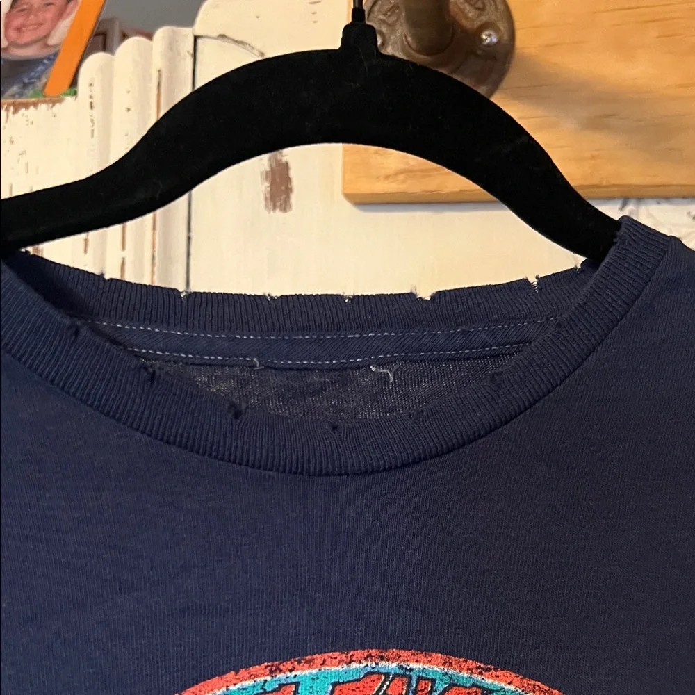 Van Helen Tour tee Colorful Graphic Poncho Top - Picture 3 of 12